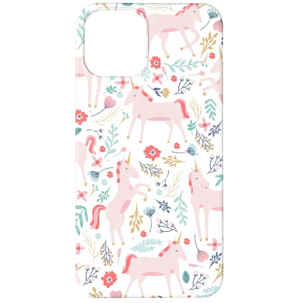 Unicorn Fields Phone Case, Slim Case, Matte, iPhone 12, Pink