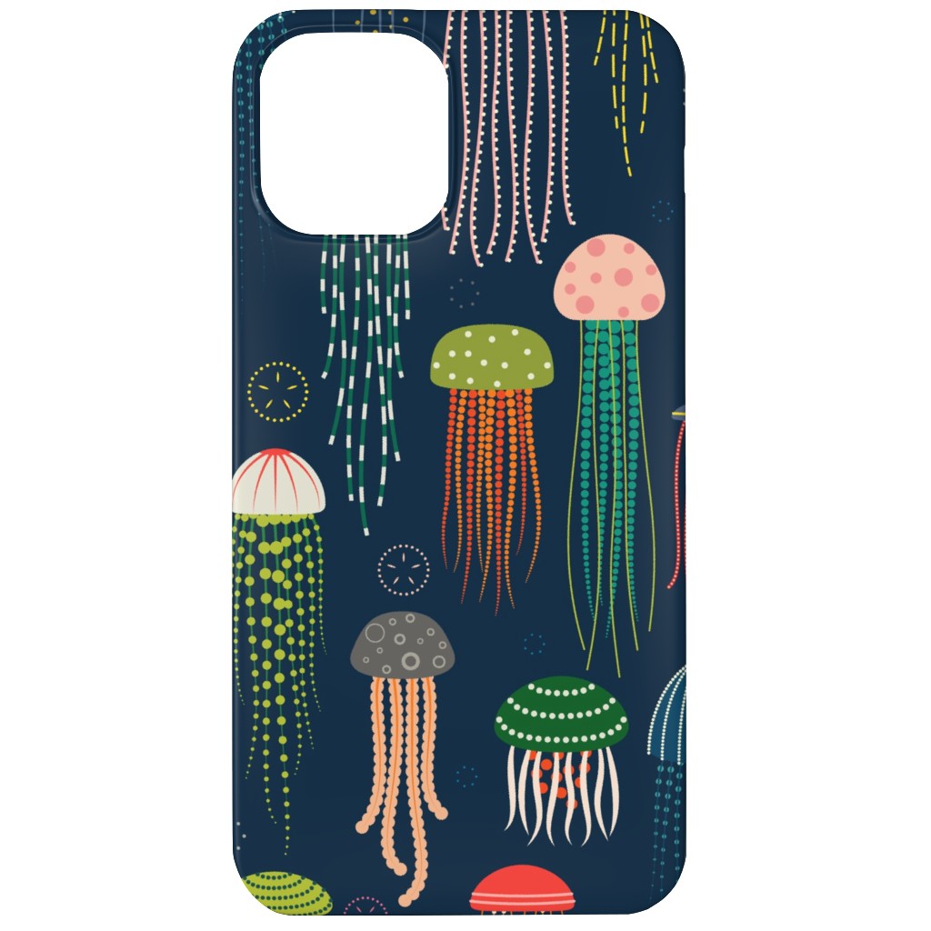 Just Jellies - Jellyfish Phone Case, Slim Case, Matte, iPhone 12, Blue