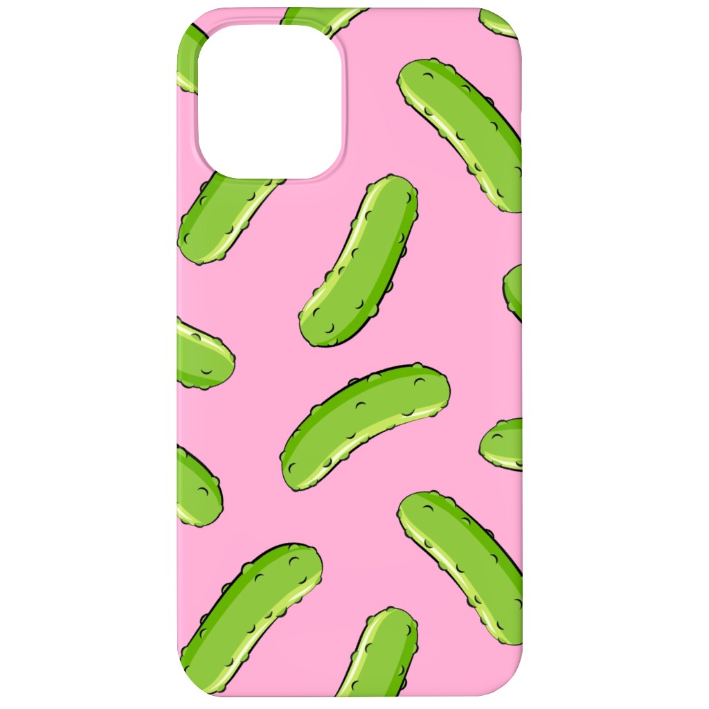 Pickles - Pink Phone Case, Slim Case, Matte, iPhone 12, Pink