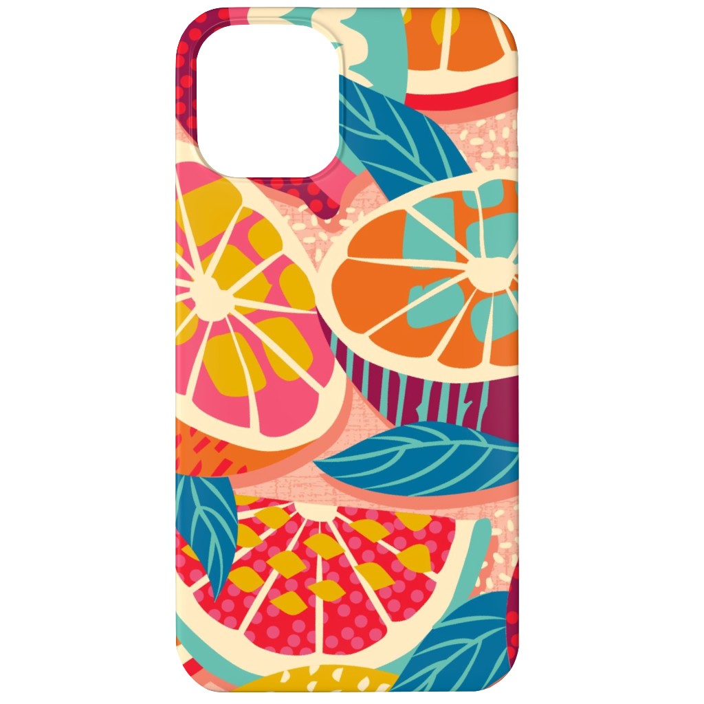 Squeeze the Day - Bold Phone Case, Slim Case, Matte, iPhone 12, Orange, Orange