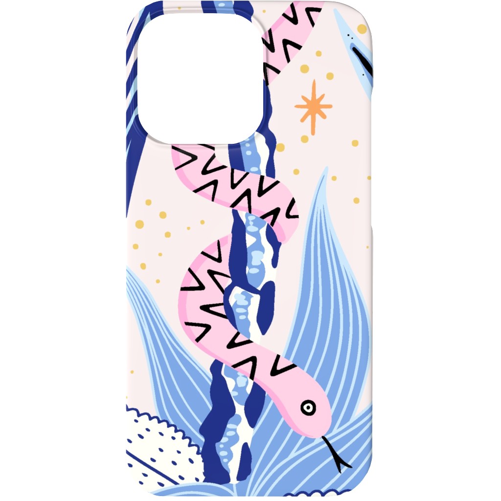 Tropical Surrealism - Bright Phone Case, Silicone Liner Case, Matte, iPhone 13 Mini, Multicolor