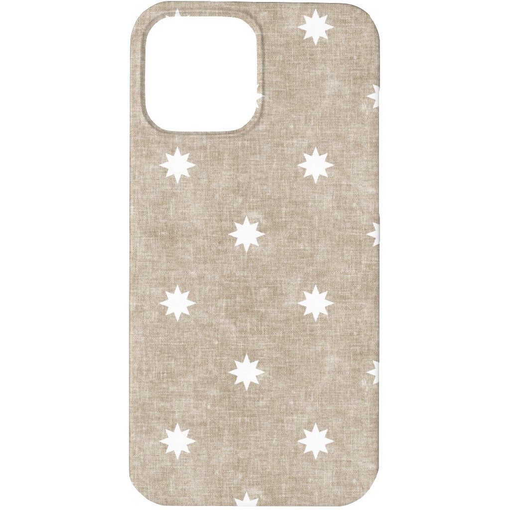 Vintage Stars Phone Case, Silicone Liner Case, Matte, iPhone 13 Pro Max, Beige, Rye