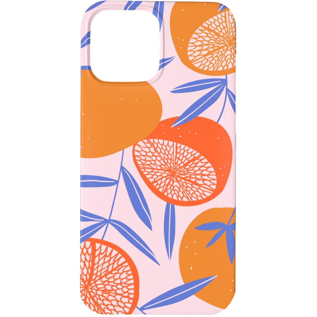 Pop Art Grapefruits - Multi Phone Case, Silicone Liner Case, Matte, iPhone 13 Pro Max, Orange