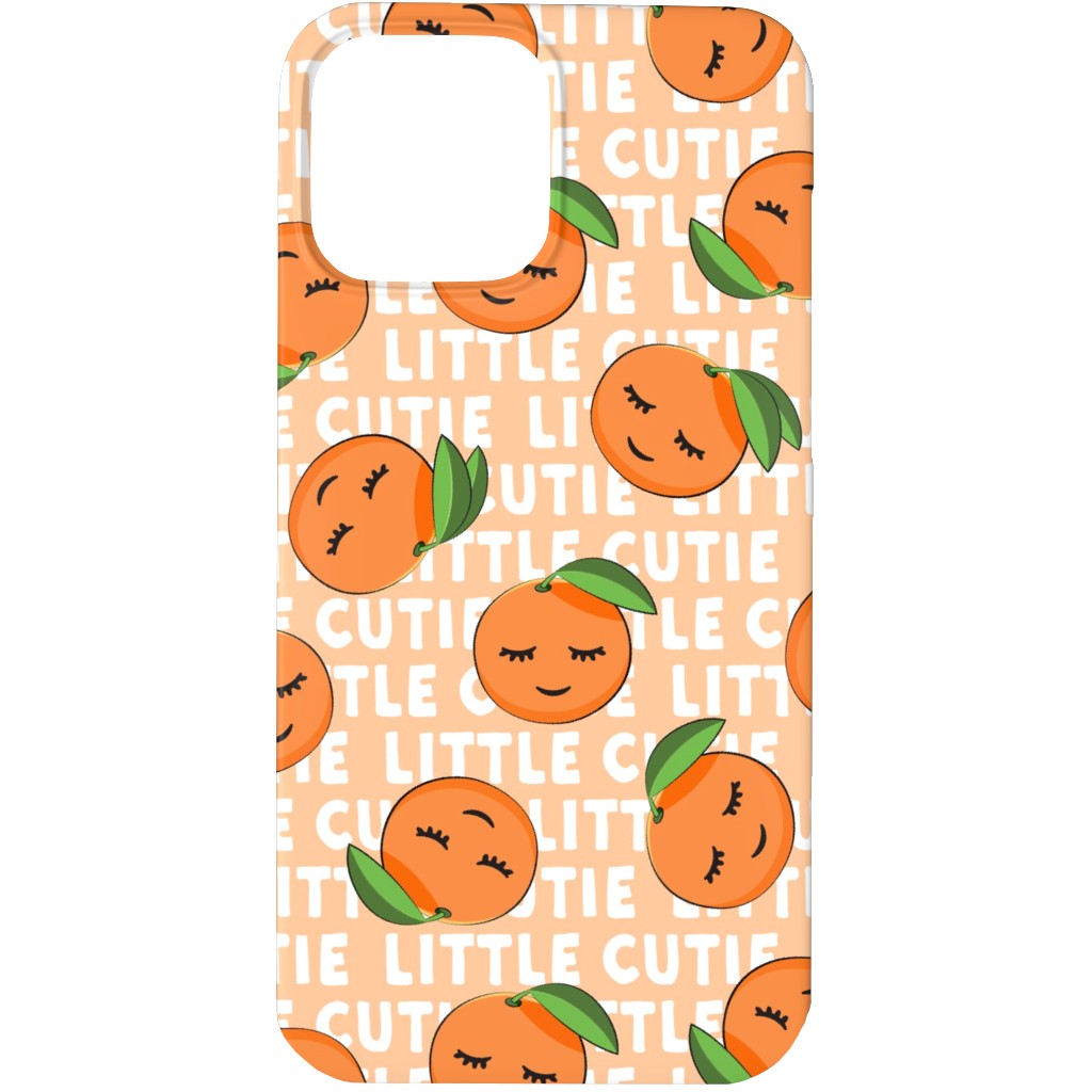 Little Cutie - Happy Oranges - Orange Phone Case, Slim Case, Matte, iPhone 13 Pro Max, Orange