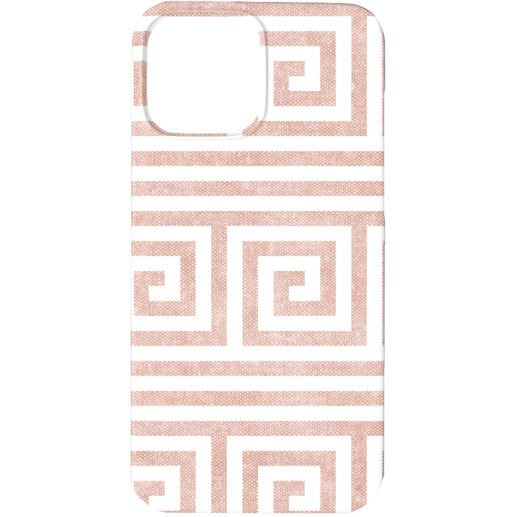 Green Key Stripes - Pink Phone Case, Slim Case, Matte, iPhone 13 Pro Max, Pink