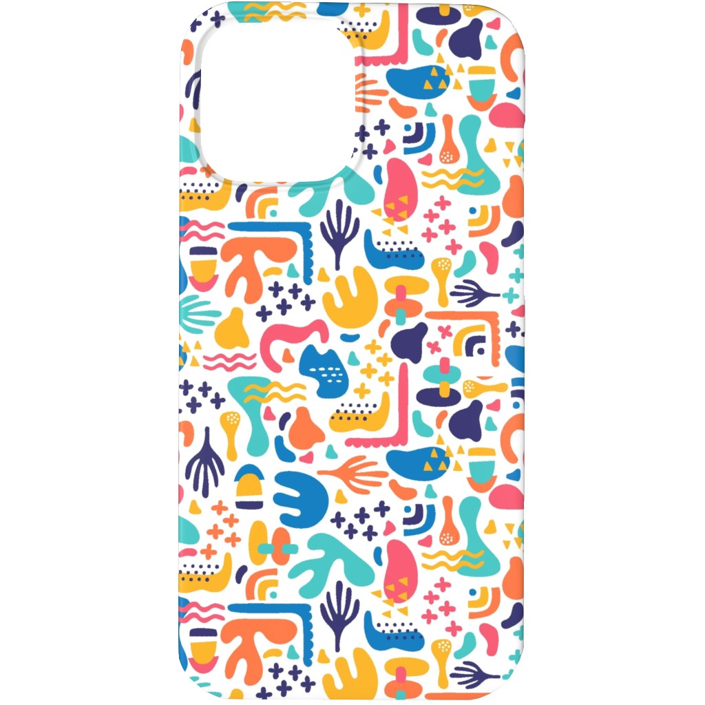 Organic Abstract Design - Multi Phone Case, Silicone Liner Case, Matte, iPhone 13 Pro, Multicolor