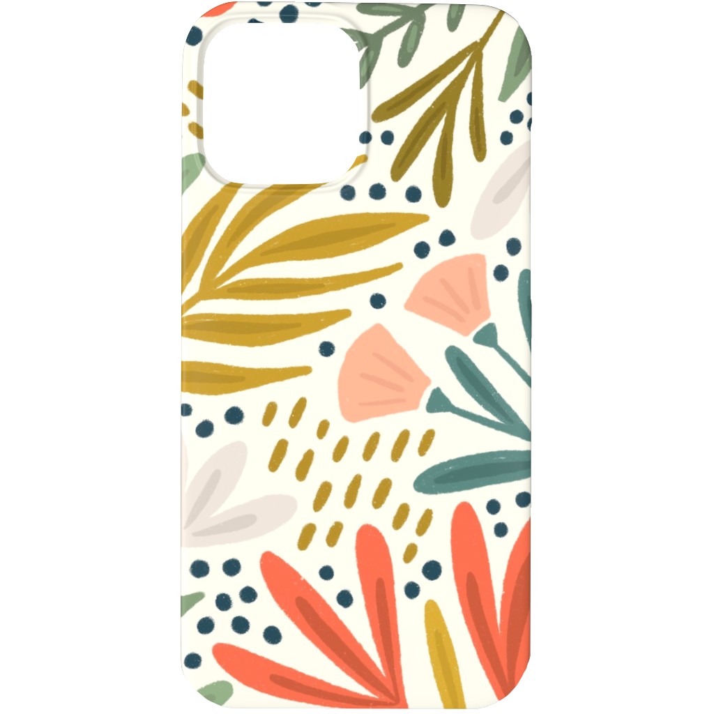 Henrietta Floral - Light Phone Case, Slim Case, Matte, iPhone 13 Pro, Multicolor