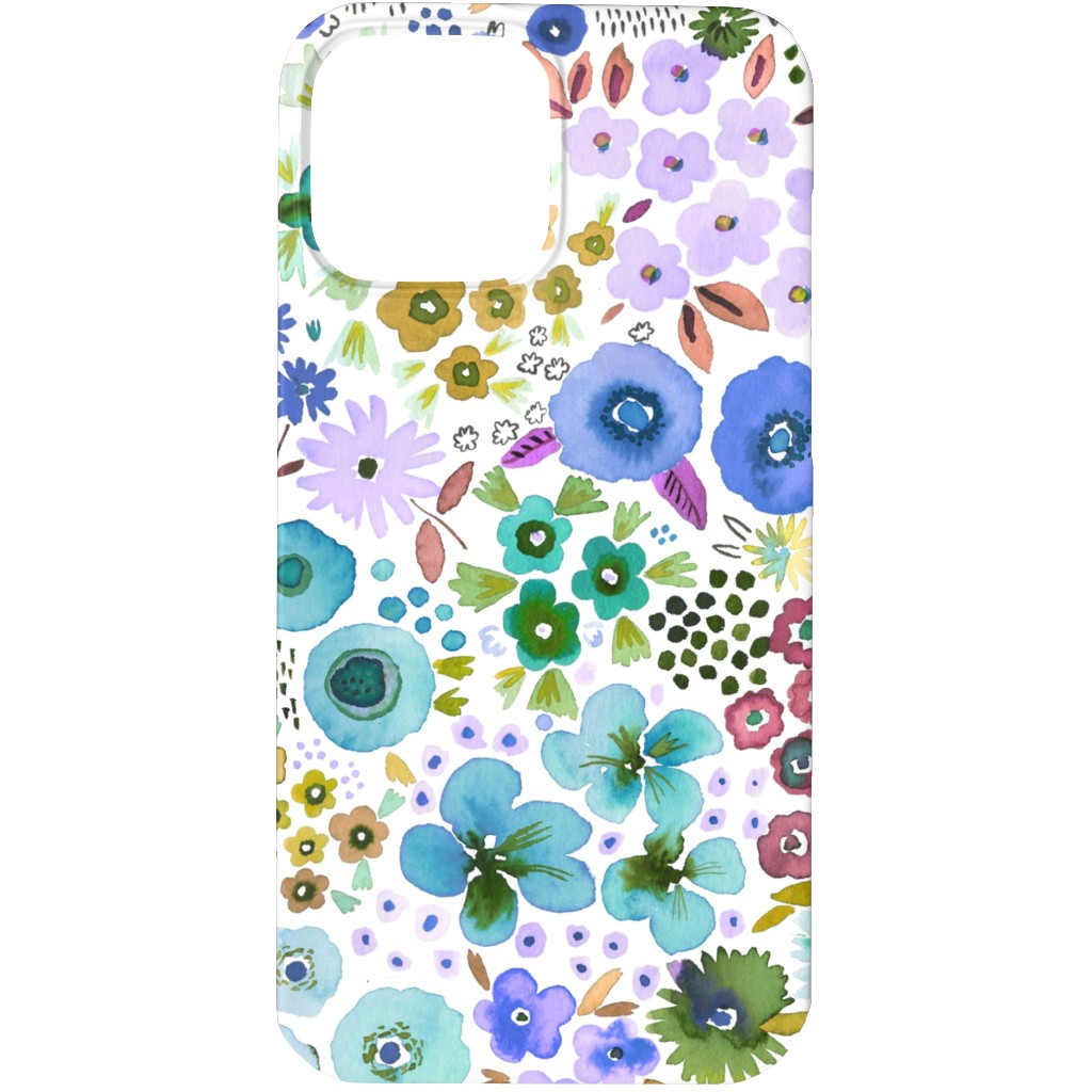 Artful Little Flowers - Multi Phone Case, Slim Case, Matte, iPhone 13 Pro, Multicolor