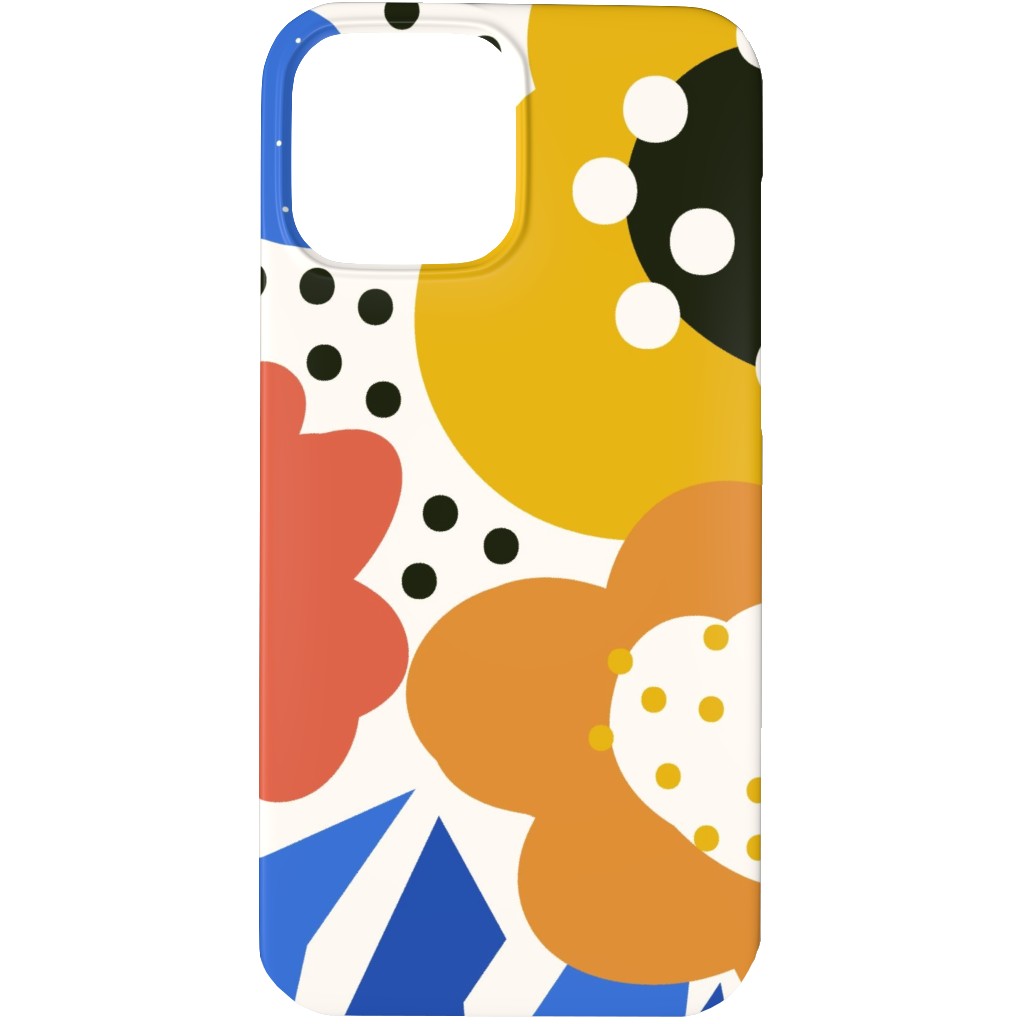 Papercut Flowers - Multi Phone Case, Slim Case, Matte, iPhone 13 Pro, Multicolor