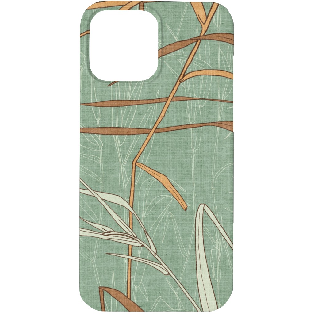Late Summer Grasses Phone Case, Slim Case, Matte, iPhone 13 Pro, Green