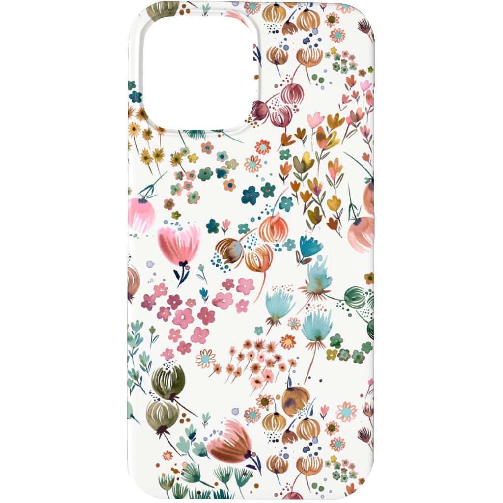 Meadow Flowers - Multi Phone Case, Slim Case, Matte, iPhone 13 Pro, Multicolor