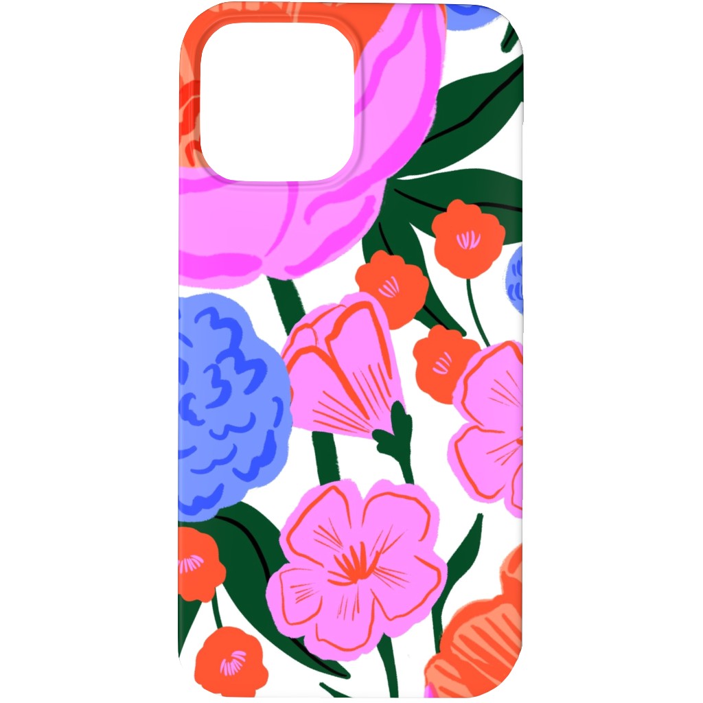 Garden Floral - Brights Phone Case, Slim Case, Matte, iPhone 13 Pro, Multicolor