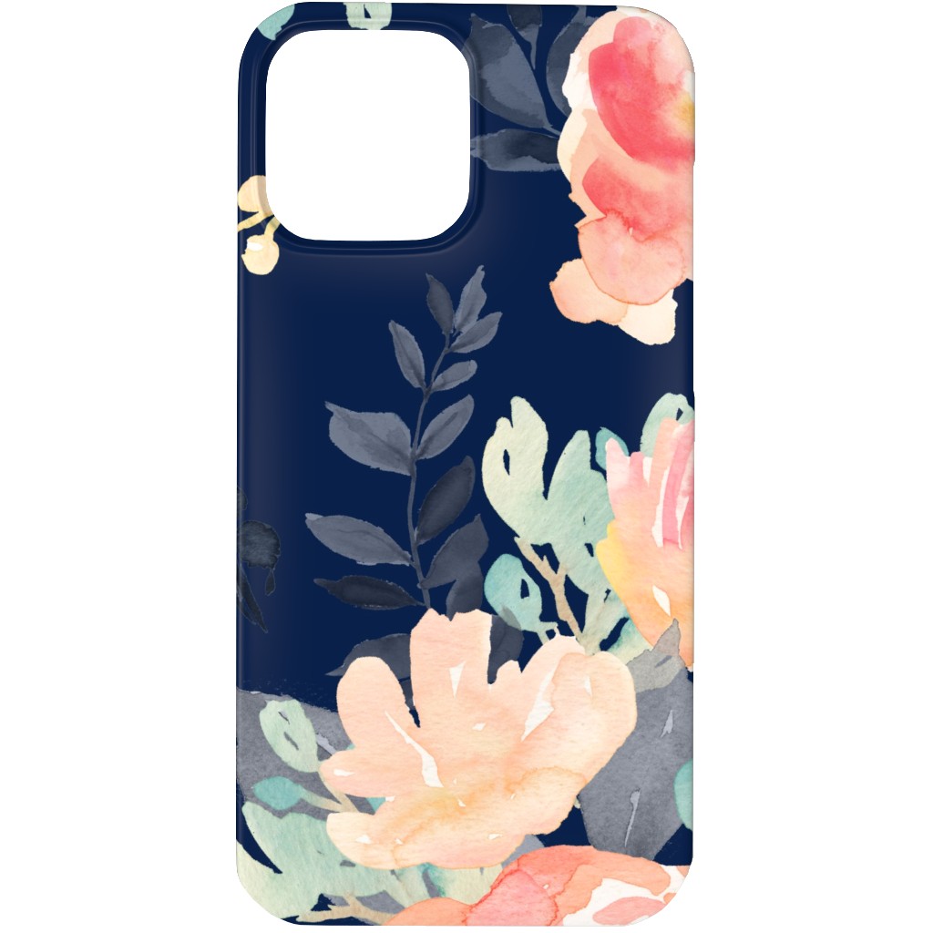 Watercolor Florals Phone Case, Slim Case, Matte, iPhone 13 Pro, Multicolor