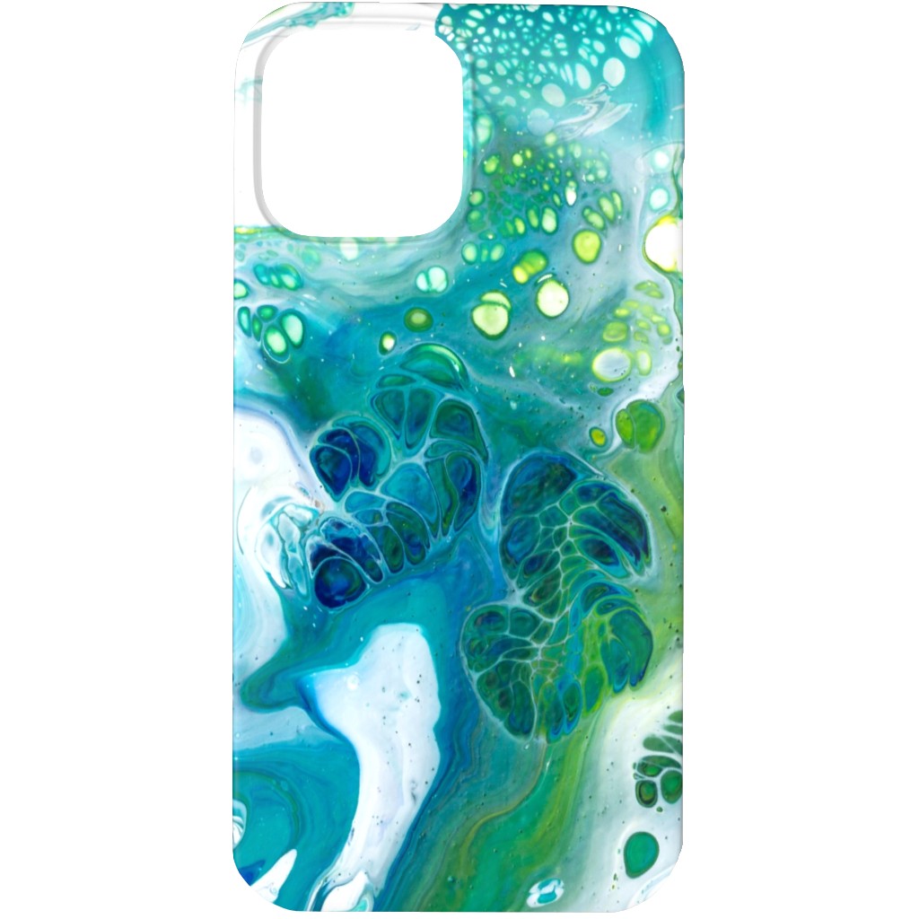 Acrylic Flow Phone Case, Slim Case, Matte, iPhone 13 Pro, Green