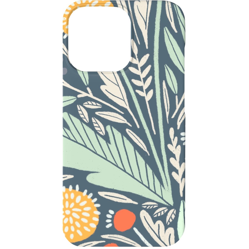 Astrid Phone Case, Silicone Liner Case, Matte, iPhone 13, Multicolor, Hemlock