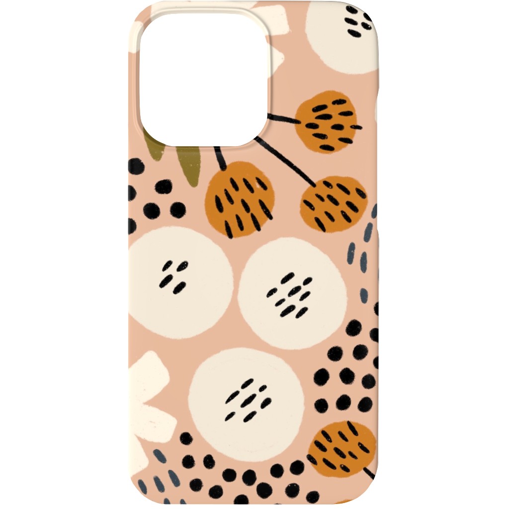 Phyllis - Pink Phone Case, Silicone Liner Case, Matte, iPhone 13, Pink