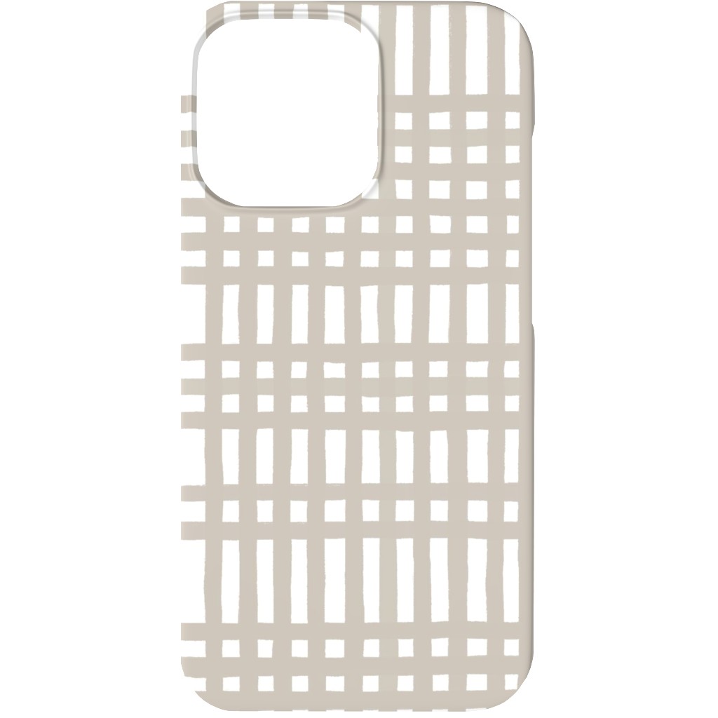 Loose Weave Phone Case, Silicone Liner Case, Matte, iPhone 13, Gray