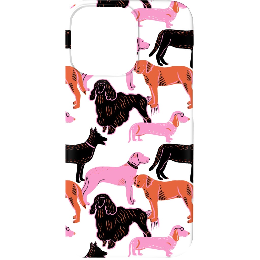 Goofy Dog Friends Phone Case, Silicone Liner Case, Matte, iPhone 13, White