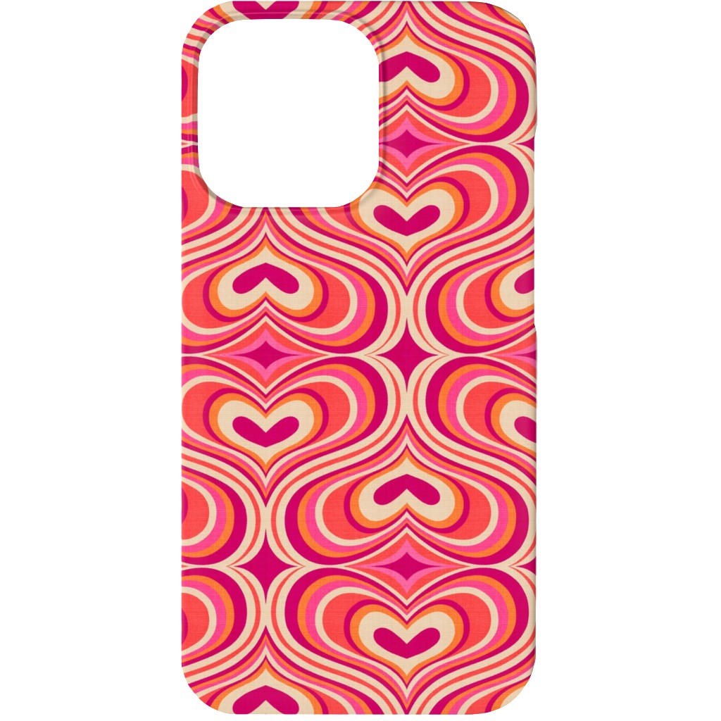 I Think I Love You - Red Phone Case, Silicone Liner Case, Matte, iPhone 13, Red, Red