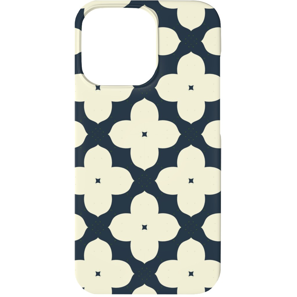 Bunchberry - Black Phone Case, Silicone Liner Case, Matte, iPhone 13, Blue