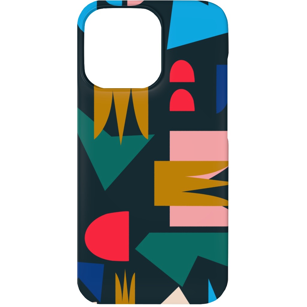 Shape of Things - Multi Phone Case, Silicone Liner Case, Matte, iPhone 13, Multicolor