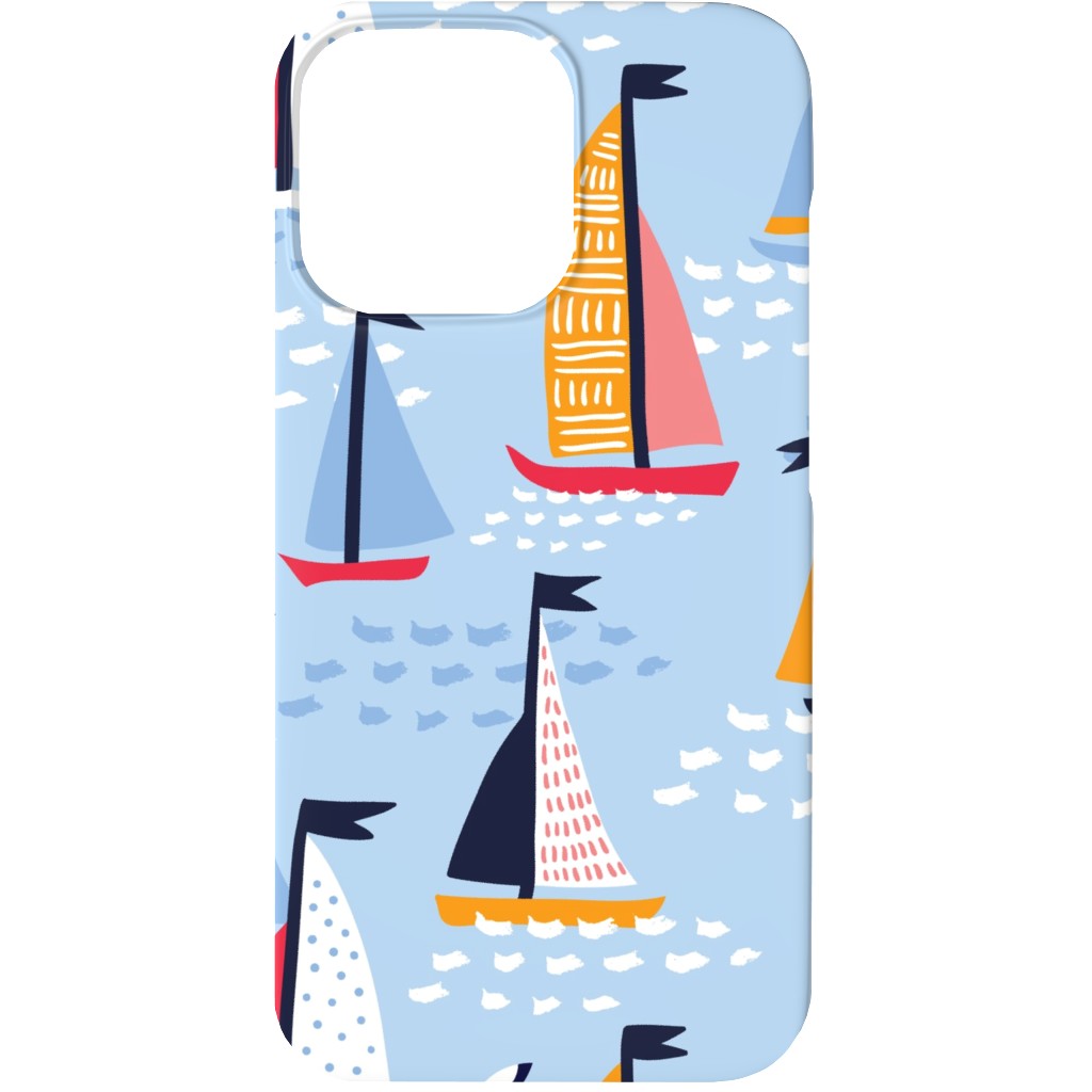 Regatta Phone Case, Silicone Liner Case, Matte, iPhone 13, Blue, True Blue