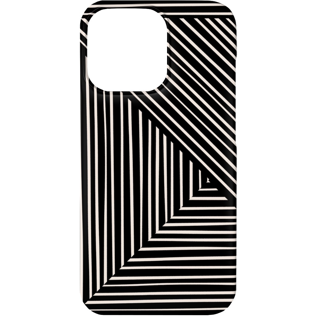 Angles and Lines Phone Case, Silicone Liner Case, Matte, iPhone 13, Gray, Gray