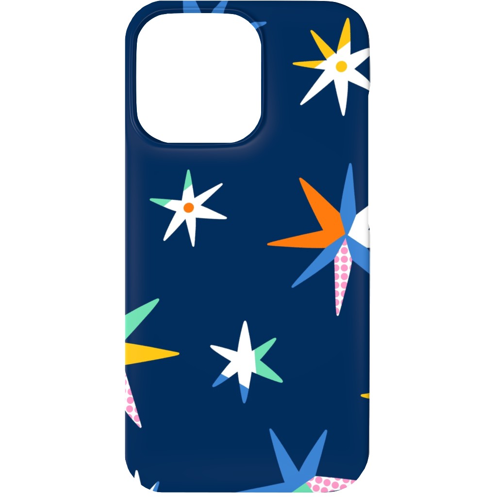 Modern Starry Sky - Blue Phone Case, Silicone Liner Case, Matte, iPhone 13, Blue