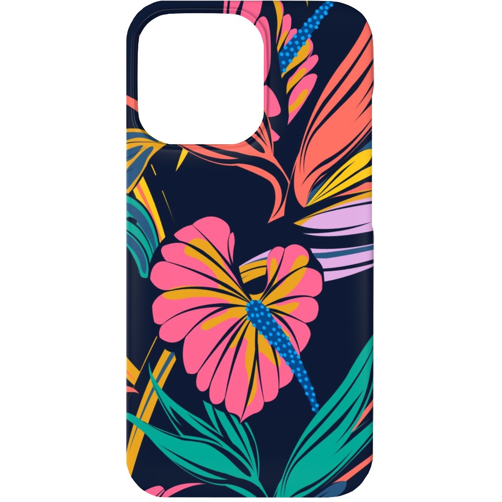 Electric Paradise Phone Case, Silicone Liner Case, Matte, iPhone 13, Multicolor