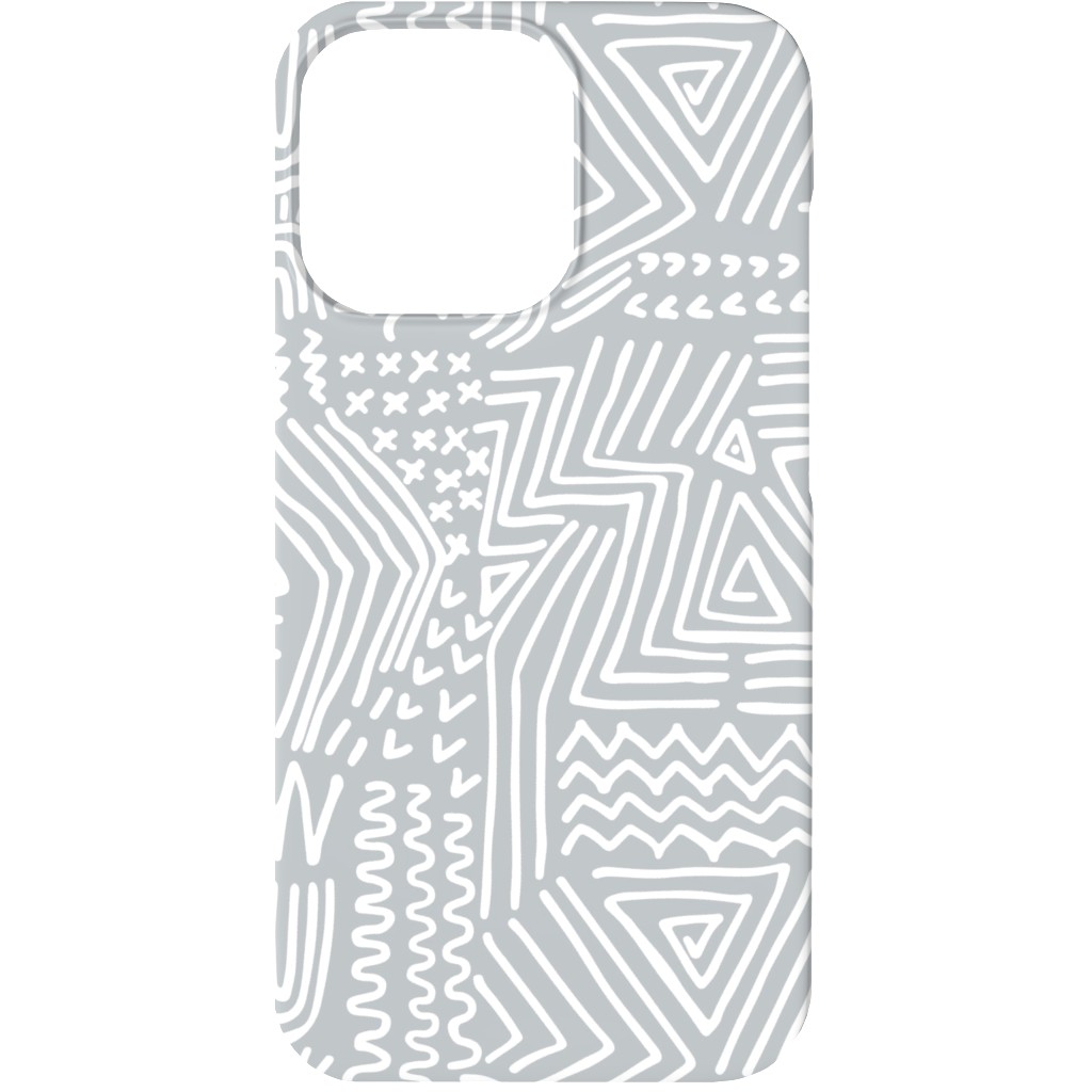 Spirited - Gray Phone Case, Slim Case, Matte, iPhone 13, Gray