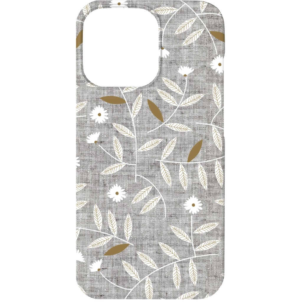 Darcy Phone Case, Slim Case, Matte, iPhone 13, Gray