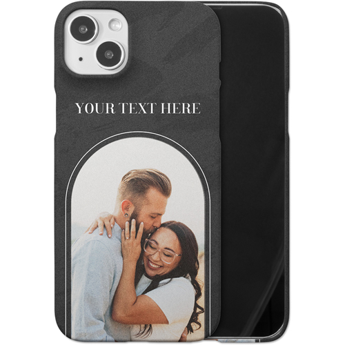 Archway iPhone Case, Slim Case, Matte, iPhone 14 Plus, Gray, charcoal