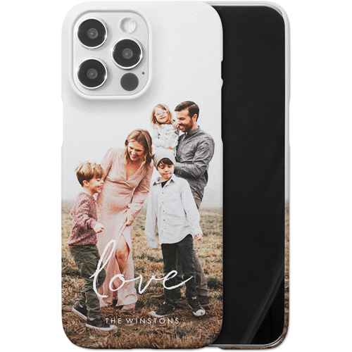 Gallery of One Love iPhone Case, Slim Case, Matte, iPhone 14 Pro Max, Multicolor, multi