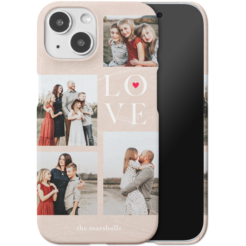 Sand Stacked Love iPhone Case, Slim Case, Matte, iPhone 15, Beige