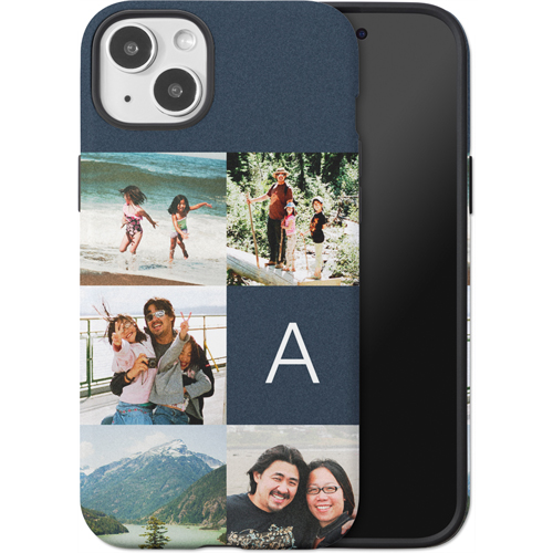 Gallery Monogram iPhone Case, Silicone Liner Case, Matte, iPhone 15 Plus, Multicolor, multi