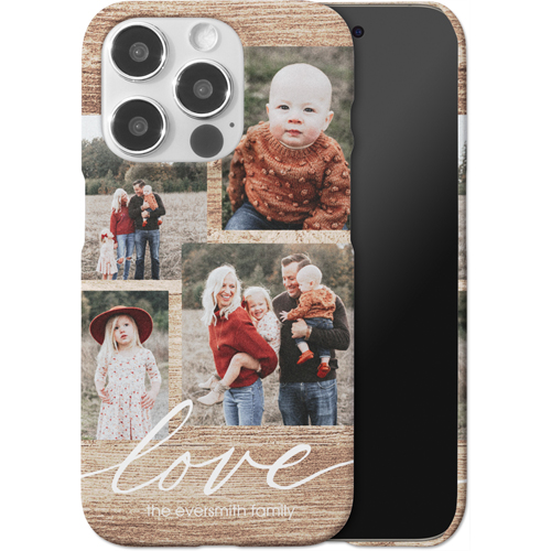 Rustic Love iPhone Case, Slim Case, Matte, iPhone 15 Pro, Brown, camel