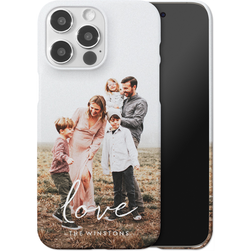 Gallery of One Love iPhone Case, Slim Case, Matte, iPhone 15 Pro Max, Multicolor, multi