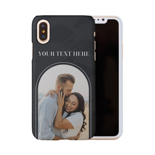 Archway iPhone Case, Slim Case, Matte, iPhone X, Gray, charcoal