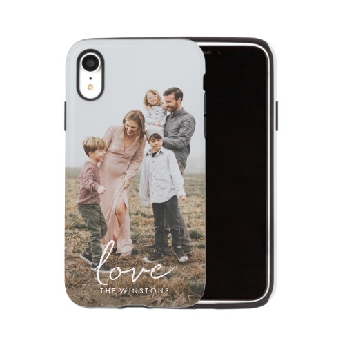 Gallery of One Love iPhone Case, Silicone Liner Case, Matte, iPhone XR, Multicolor, multi