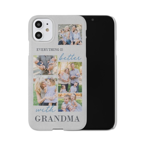 Making Life Better iPhone Case, Slim Case, Matte, iPhone 11, Blue