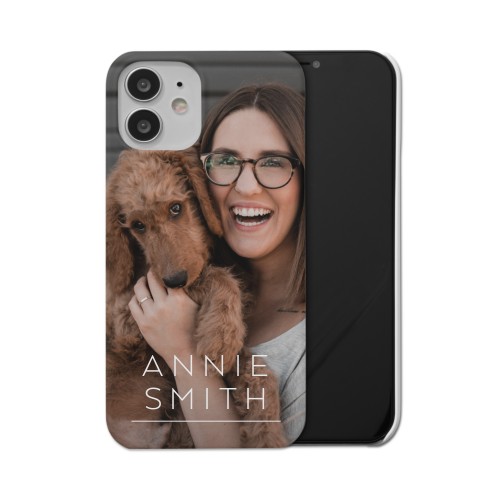 Simply Personal iPhone Case, Slim Case, Matte, iPhone 12, White