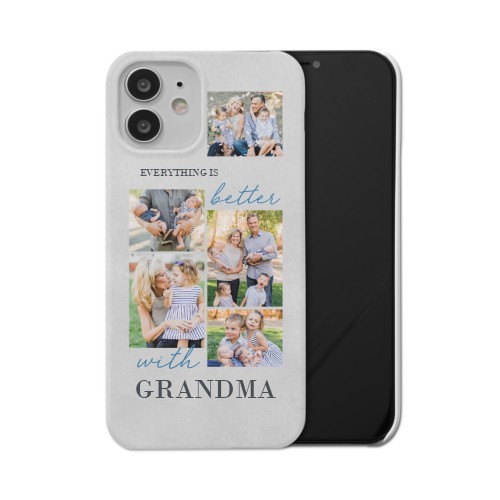 Making Life Better iPhone Case, Slim Case, Matte, iPhone 12, Blue, cornflower