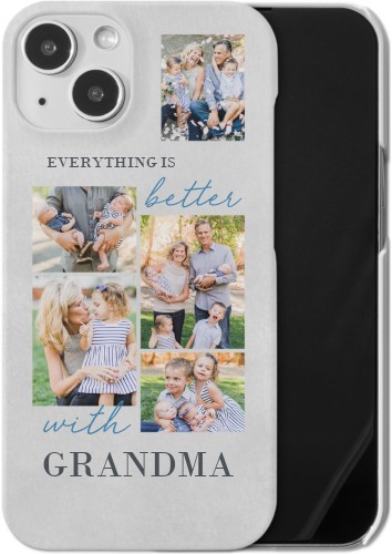 Making Life Better iPhone Case, Slim Case, Matte, iPhone 13, Blue, cornflower