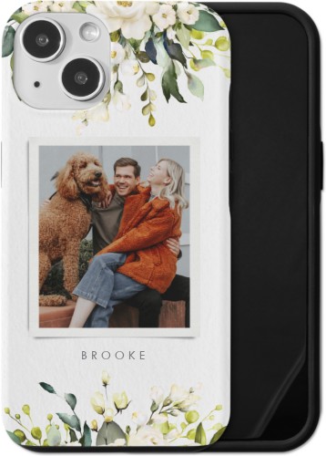 Bountiful Bouquet iPhone Case, Silicone Liner Case, Matte, iPhone 13, White, white