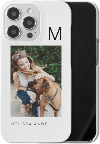 Gallery of One Initial iPhone Case, Slim Case, Matte, iPhone 13 Pro, Multicolor, multi