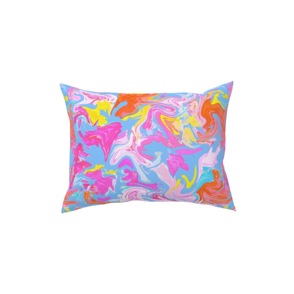 Summer Splash Pillow, Woven, White, 12x16, Double Sided, Multicolor