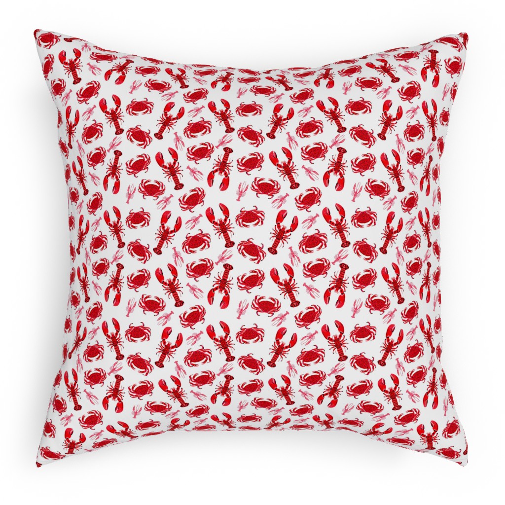 Red And White Check Pillows
