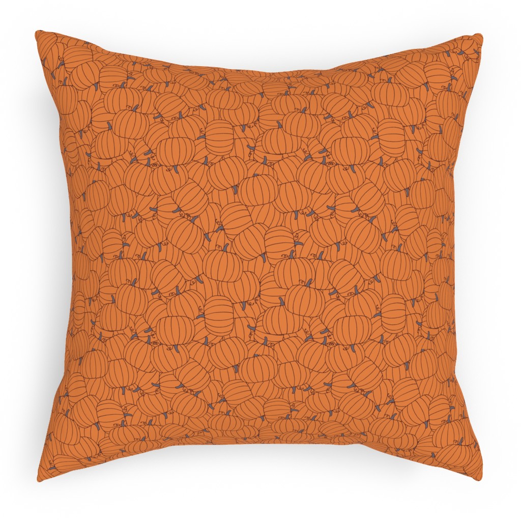White And Orange Pillow