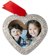 photo gallery jeweled ornament