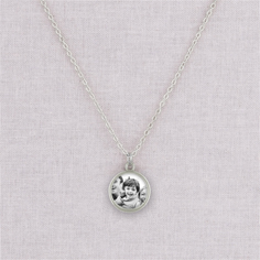 silver andrea necklace